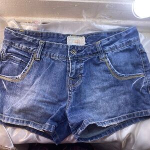 Blue Denim Women's Shorts